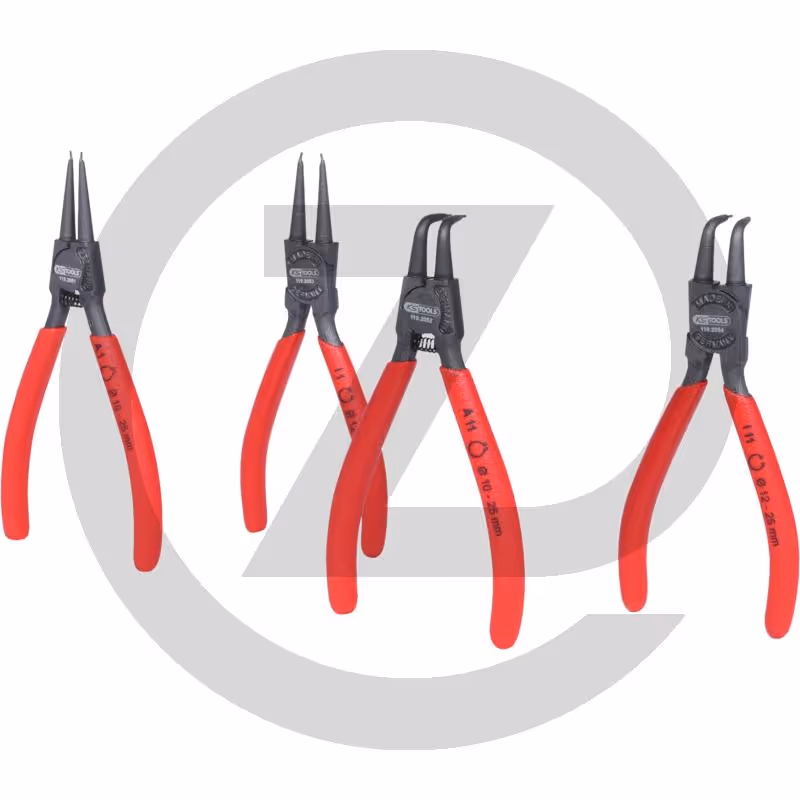 KS Tools Jeu de pinces à circlips - 4 pièces