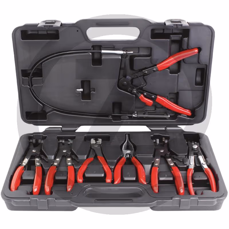 KS Tools Jeu de pinces pour colliers auto-serrants, 4 pcs.