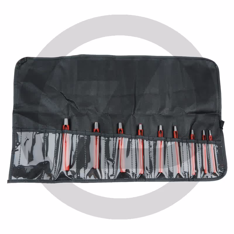 KS Tools Jeu de poinçons ronds, 7 pcs.