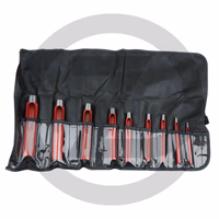 KS Tools Jeu de poinçons ronds, 9 pcs.