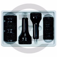 KS Tools Jeu de ponçage, boulons d.moyeux d.roues