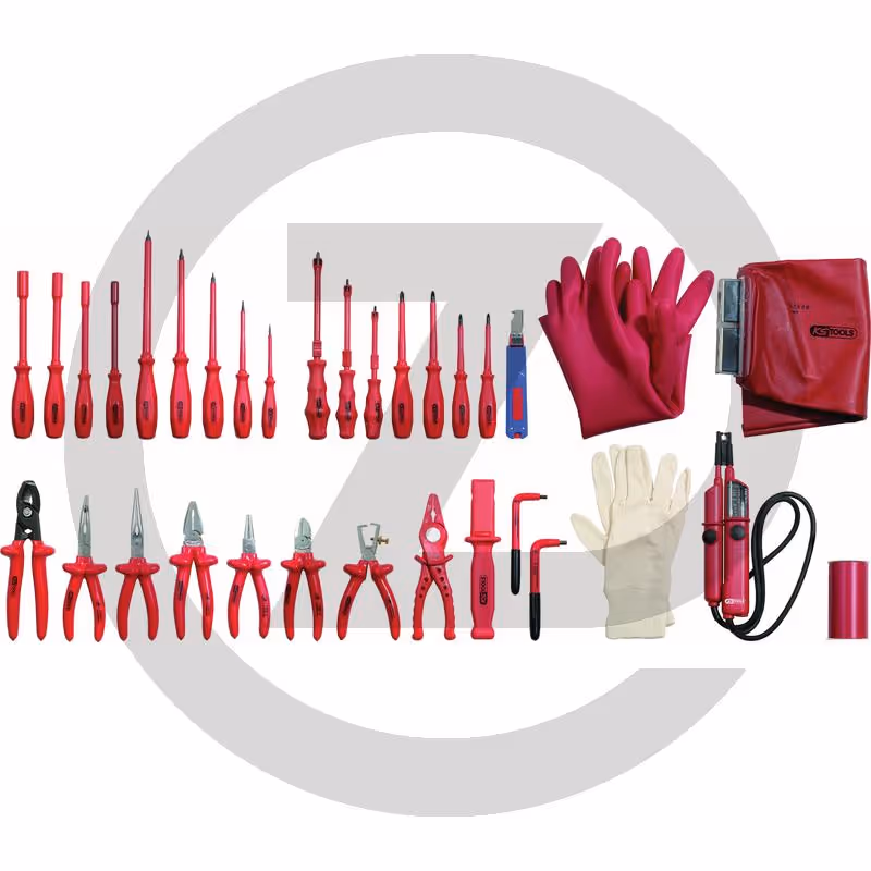 KS Tools Kit d'outils d'électricien professionnel