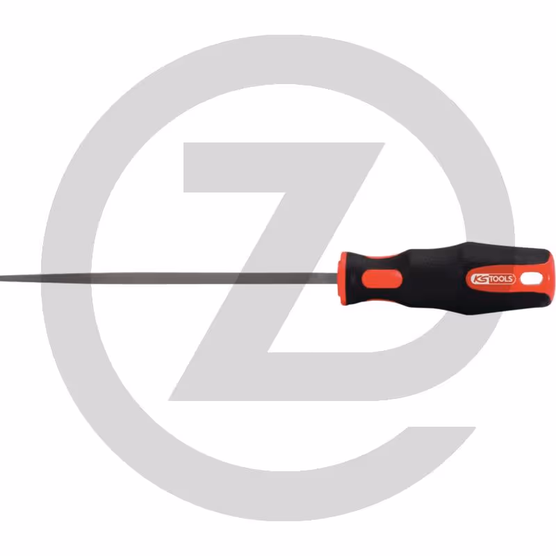KS Tools Lime carrée, forme D, douce, 150mm