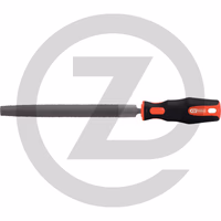 KS Tools Lime demi-ronde, forme E, bâtarde, 250 m