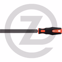 KS Tools Lime plate, forme B, bâtarde, 300 mm