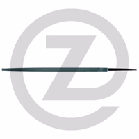 KS Tools Limes carrées seules, forme D, bâtarde, 150mm