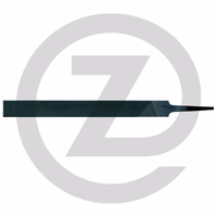 KS Tools Limes sans manche, forme B, demi-douce, 200mm