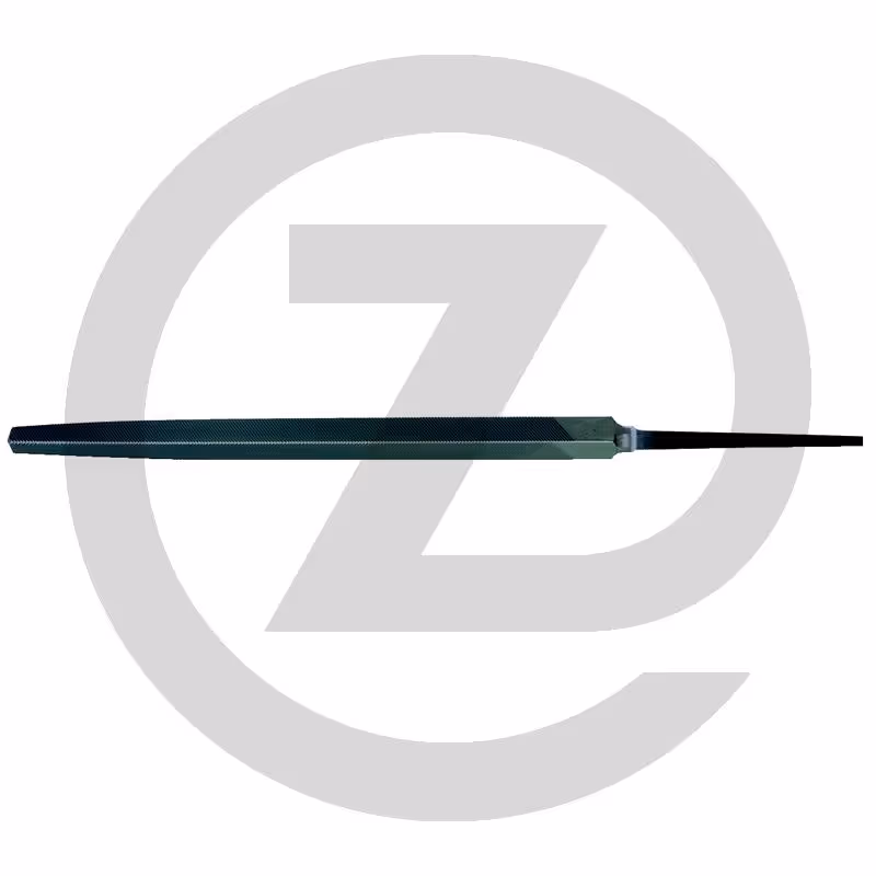 KS Tools Limes triangulaires seule, forme C, douce, 150mm