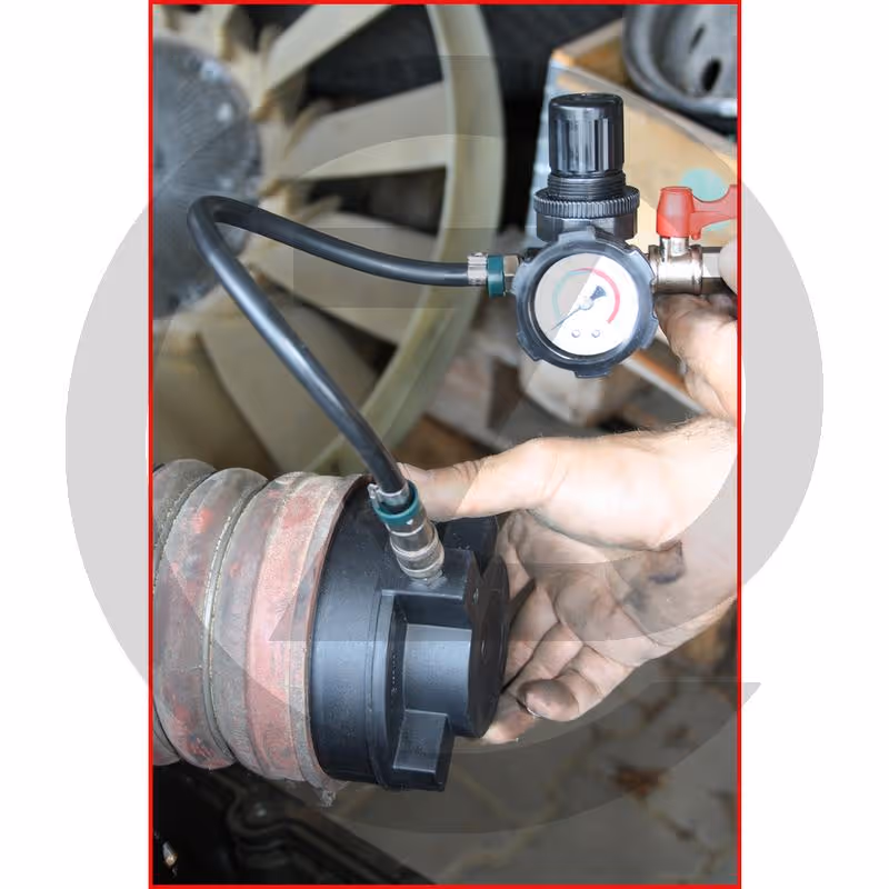 KS Tools LKW Turbolader-Ladeluft-System-Prüfkoffer-Satz, 7-