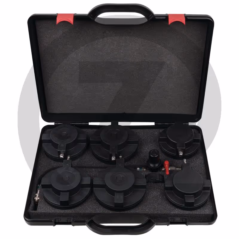 KS Tools LKW Turbolader-Ladeluft-System-Prüfkoffer-Satz, 7-