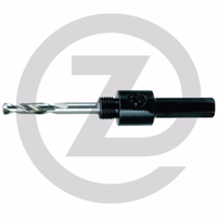 KS Tools Mandrins avec forets, tige 6,4mm, Ø 14-3