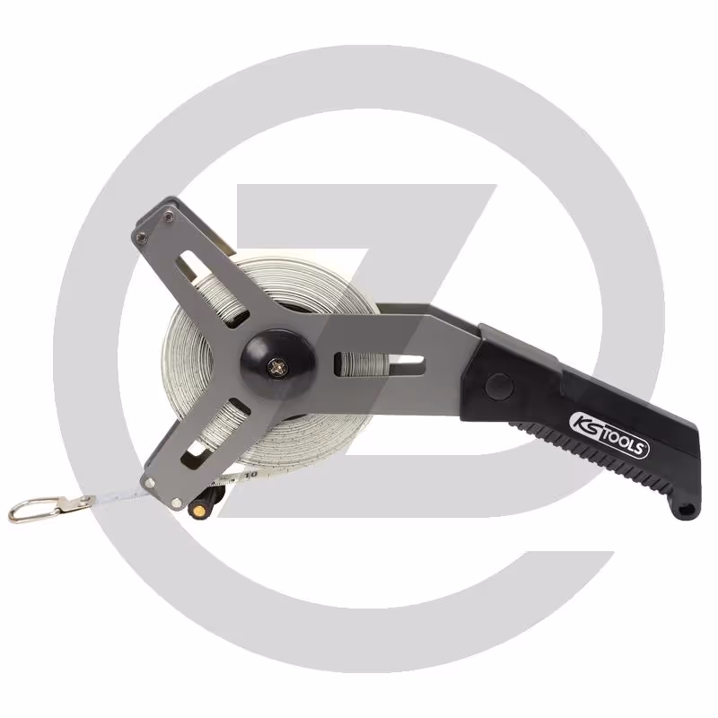 KS Tools Mesure roulante, 13mm, ruban fibre, 50 m