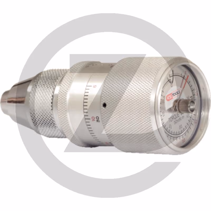 KS Tools Outil testeur de couple de précision avec blocage intermédaire de l'aiguille, 5-60c Nm