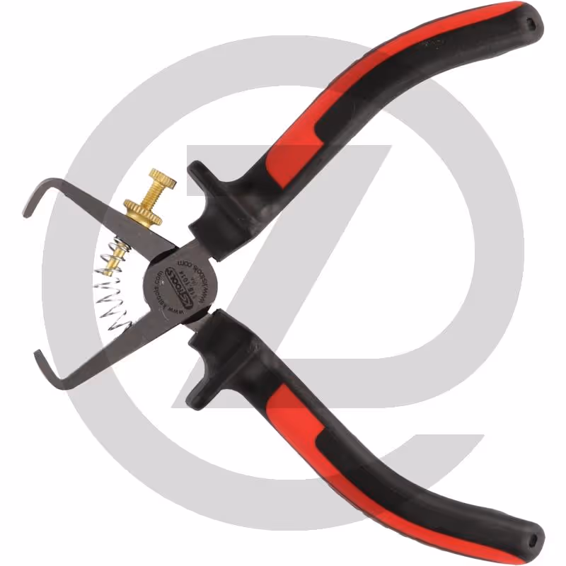 KS Tools Pince à dénuder ERGOTORQUE, 180 mm, sur support - 180mm, sur remorque