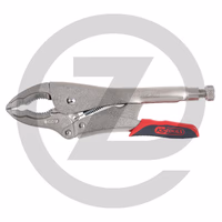 KS Tools Pince étau à bec large avec système douverture / fermeture facile,65mm,L=230mm