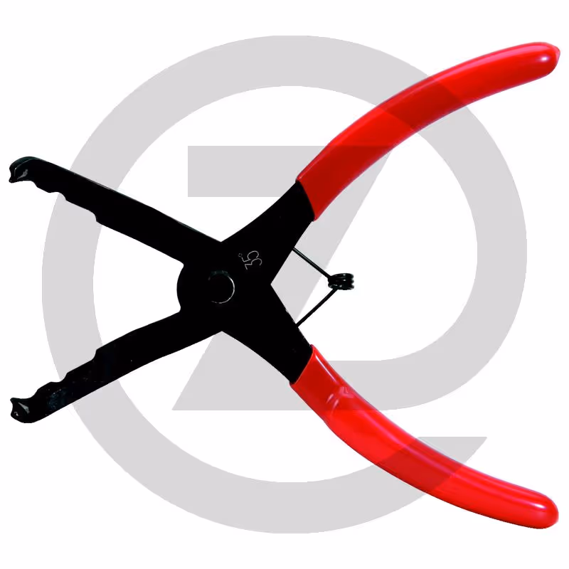 KS Tools Pince pour clips Trim, 80°, 200mm