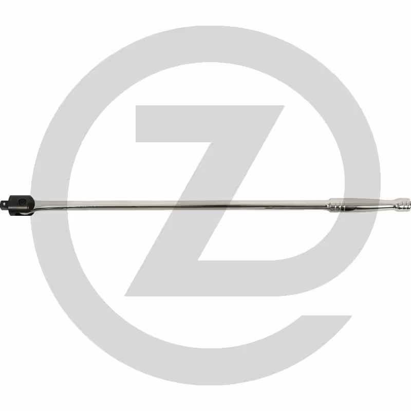 KS Tools Poignée articulée 1/2" - CHROMEplus® -  carré d'entrainement -  pour des endroits difficiles d'accès -  tête brunie -  protège la clé dynamométrique -  en chrome Vanadium, chromée