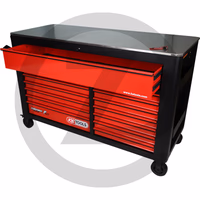 KS Tools Servante d'atelier P45 - avec 14 tiroirs