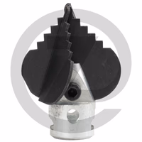 KS Tools Tête en croix dentelée, Ø 45 mm - Spirale de 16 mm