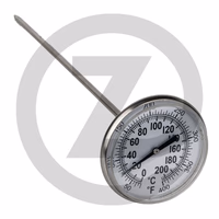KS Tools Thermomètre, 0-220°C / 0-400°F, L =210mm