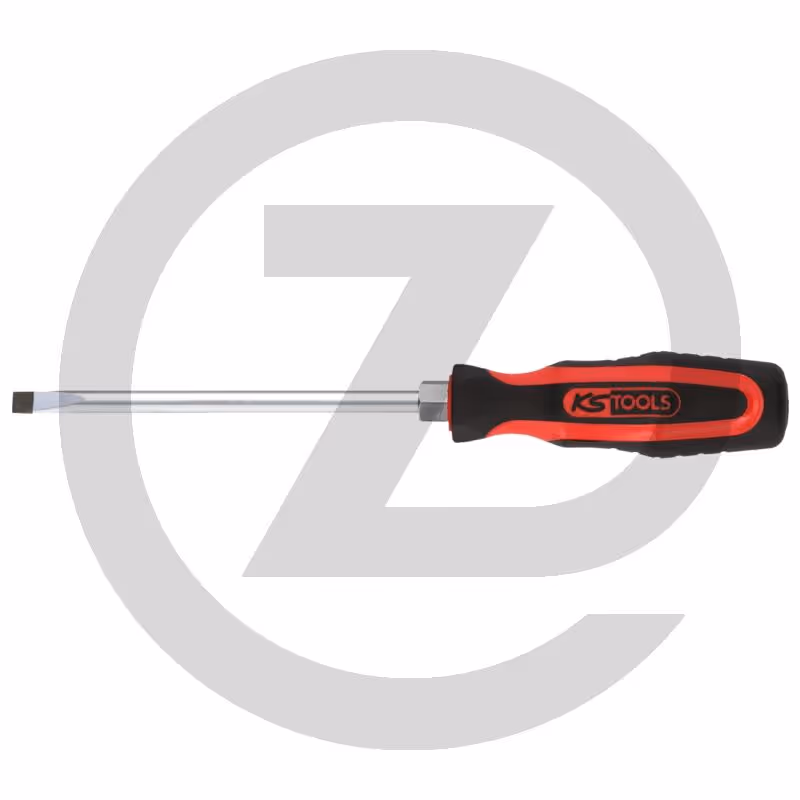 KS Tools Tournevis plat EROGTORQUEplus, 8 mm, longueur 265 mm, sur support