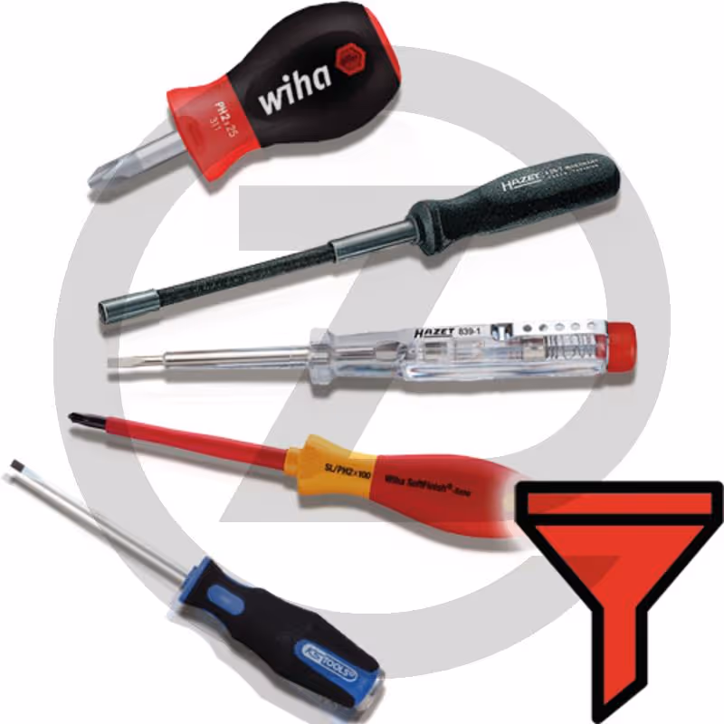 KS Tools Tournevis pour vis cruciformes PZ, PZ 3,