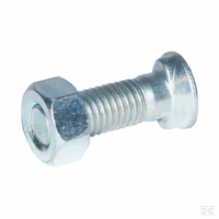 Kuhn | Boulon tête fraisée 2 ergots 12x50 pour Charrue Kuhn Huard