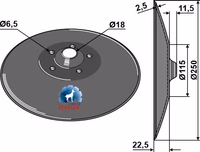 Kuhn | Disque de semoir Ø250x2,5