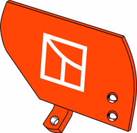 Kuhn | Étrave pour rasette - droite