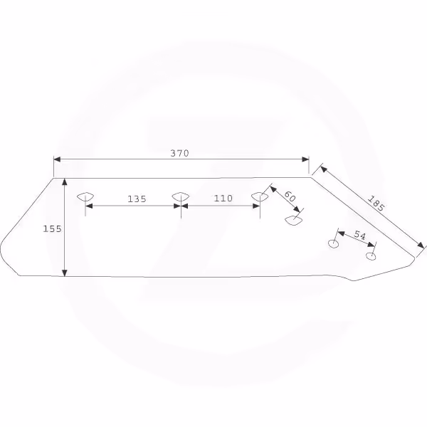 Soc charrue Kuhn - 622166 - 14 " - Droit - Origine