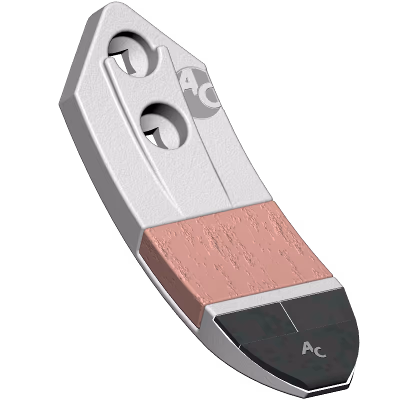 Pointe dechaumeur Kuhn 260x80x22mm 2217920 Carbure