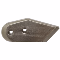 Kuhn | Pointe de soc carbure Droite pour Charrue Kuhn Huard