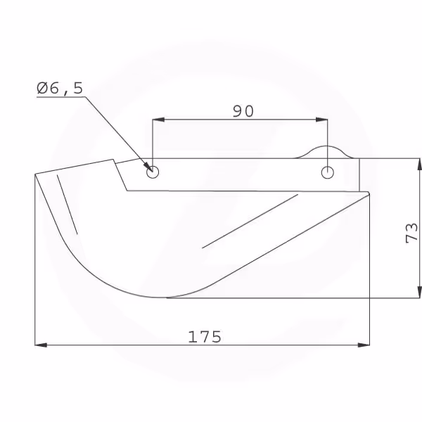 Soc pour semoir Kuhn BHX195 Adaptable