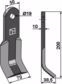Kverneland | Couteau-Y
