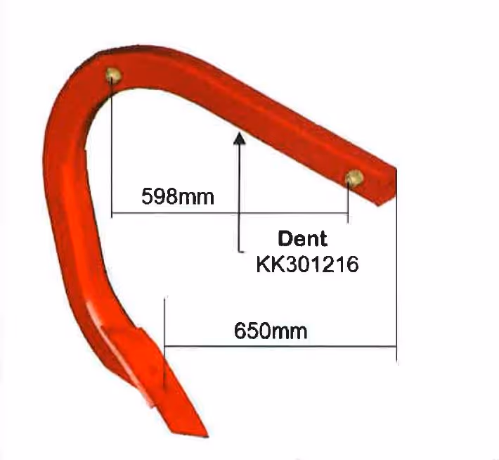 Kverneland | Dent CLC - CTS déchaumeur 2 barres entraxe 900 mm KK301216