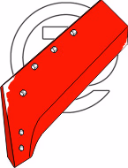 Soc charrue Kverneland - KK063036 - Gauche - Adaptable