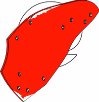 Versoir charrue Kverneland Gauche KK063273 Adaptable