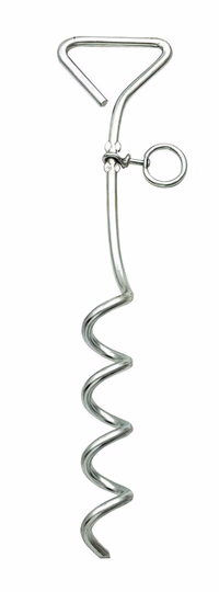 Laisse d'attache chromé, 40cm
