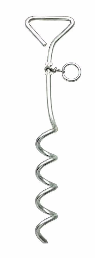 Laisse d'attache chromé, 40cm