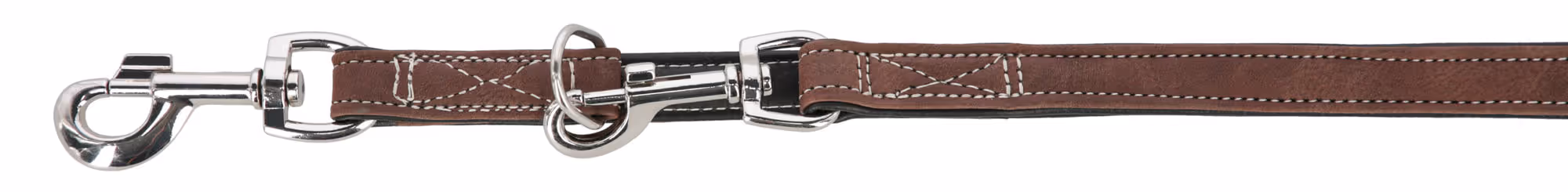 Laisse longue California brun, 200 cm, 20mm