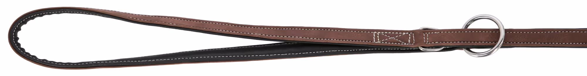 Laisse longue California brun, 200 cm, 20mm