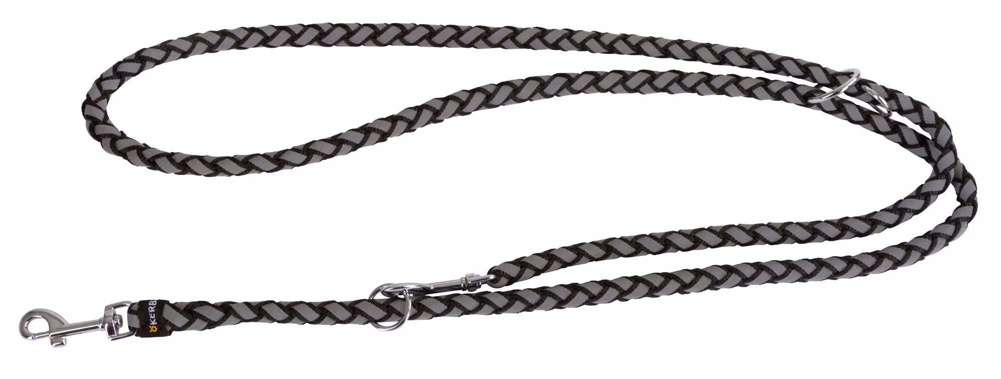 Laisse longue Maxi Safe noire, 200cm, 12mm