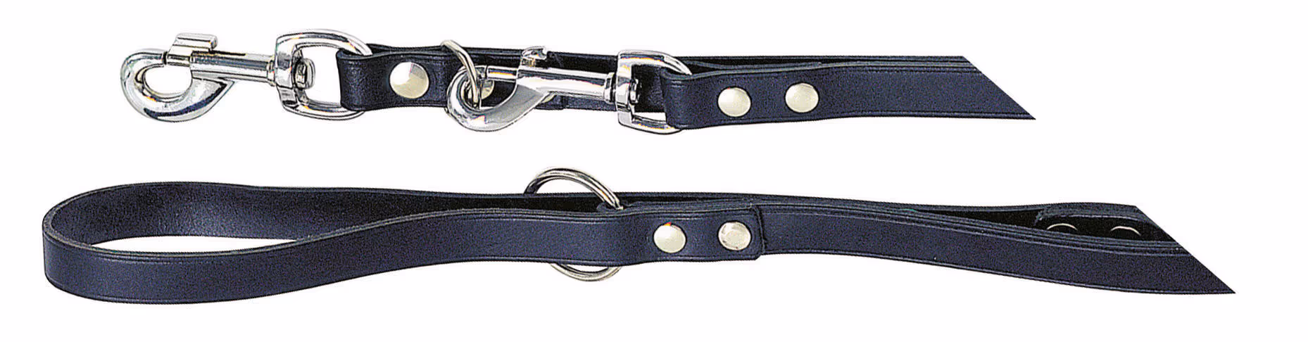 Laisse longue Mexica noire, 200cm, 12mm