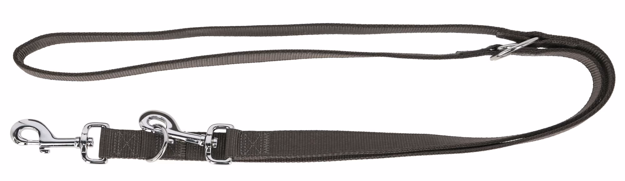 Laisse longue Miami plus gris, 200cm, 25mm