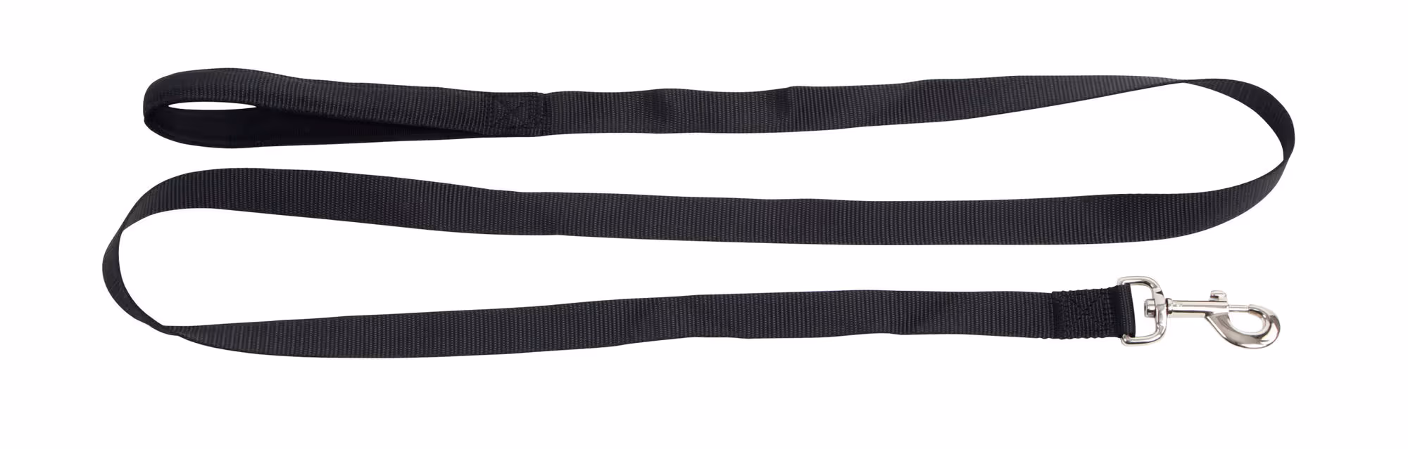 Laisse poignée Soft Miami noire, 180cm, 25 mm