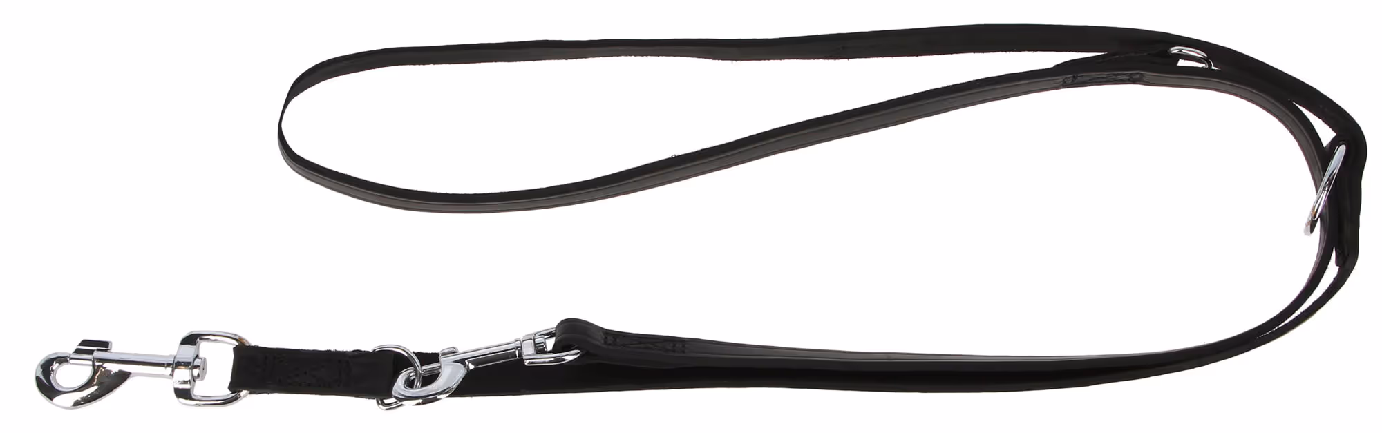 Laisse pour chien Vegas noire 22mm/240cm