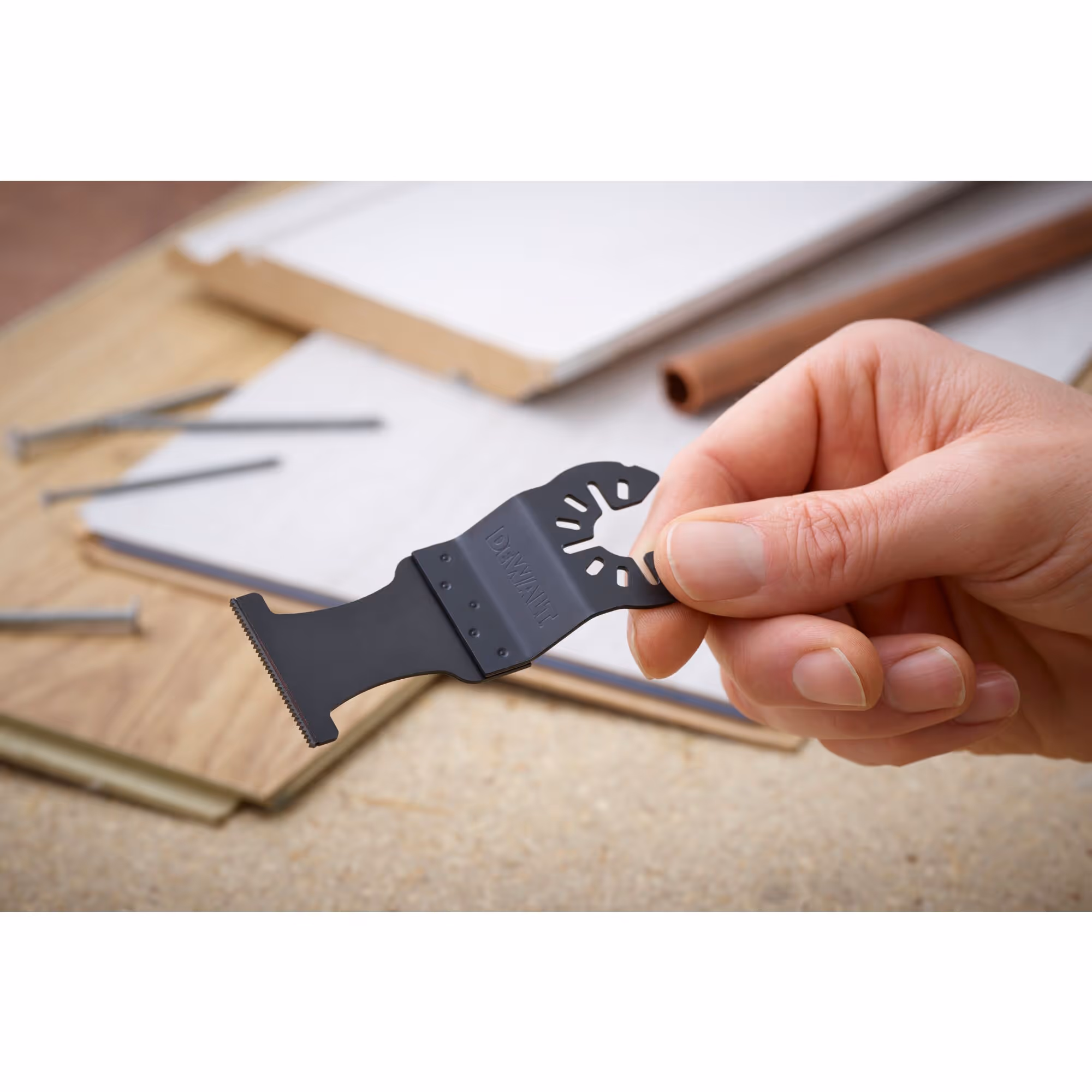 Lame carbure 35 mm pour multi-cutter. Bois, bois avec clous, plaque de plâtre, PVC