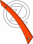 Lame de versoir claire voie Niemeyer Droite 024128 Adaptable