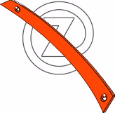 Lame de versoir claire voie Niemeyer Droite 200652 Adaptable