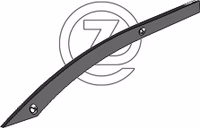 Lame de versoir claire voie Krone Gauche 9295500 - 9595500 Adaptable